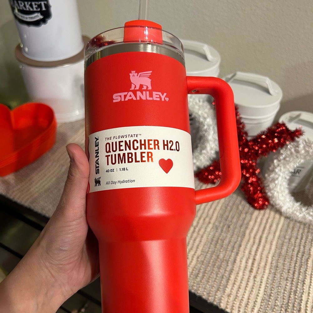 Stanley Red Valentines Day Cup. Authentic purchased from Target Online.